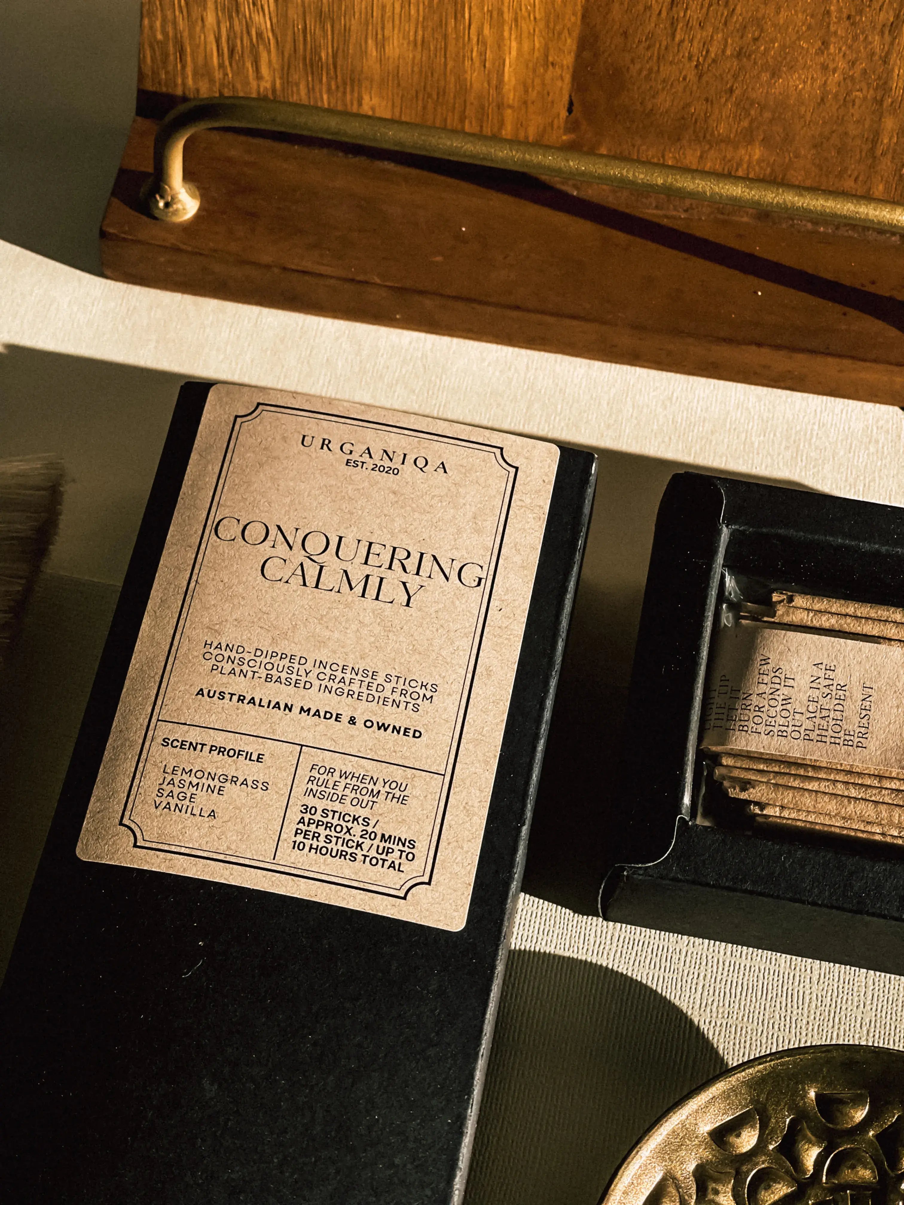 Conquering Calmly | Handmade Incense Sticks by Urganiqa