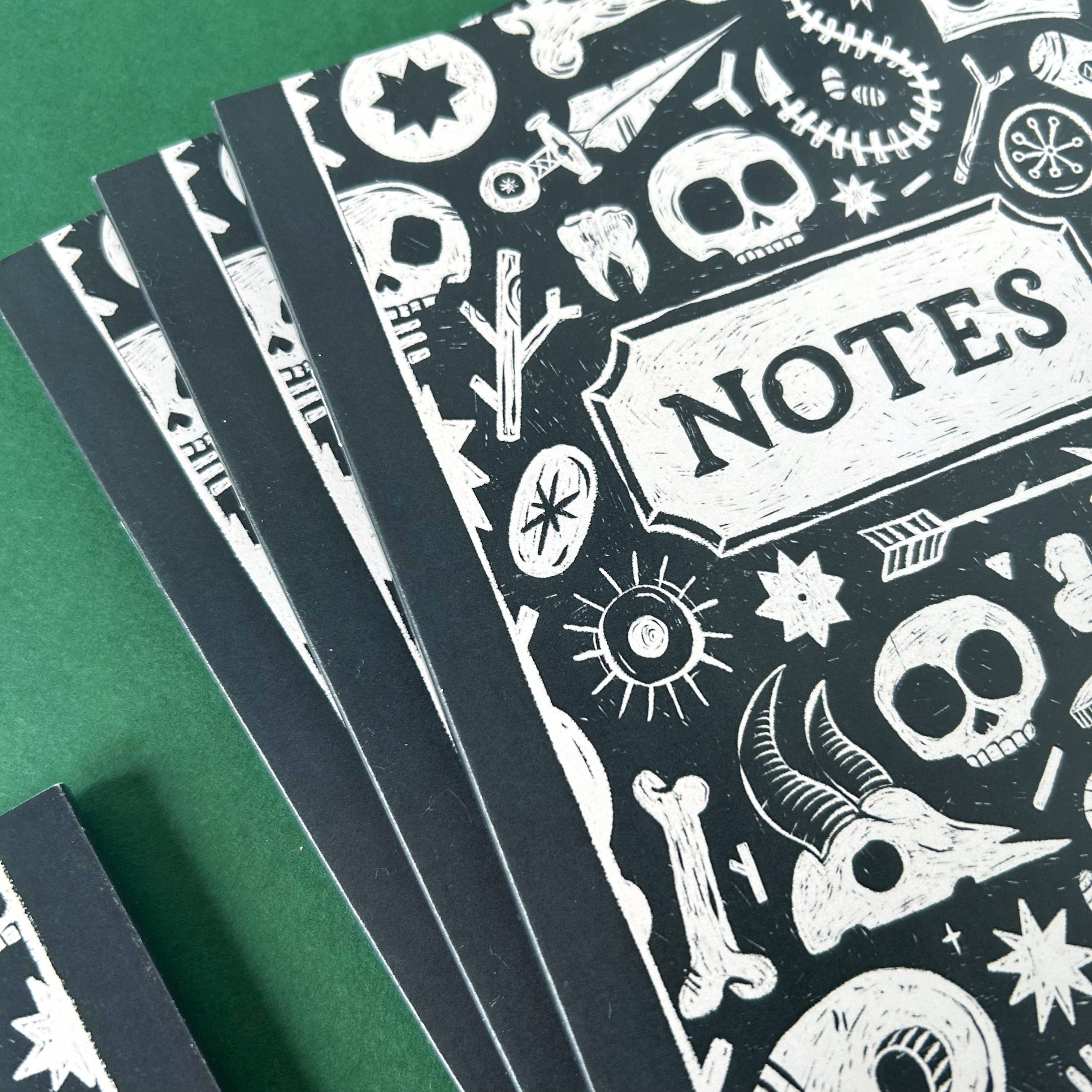 Skull and Bones Dot Grid Notebook | Stacey McEvoy Caunt