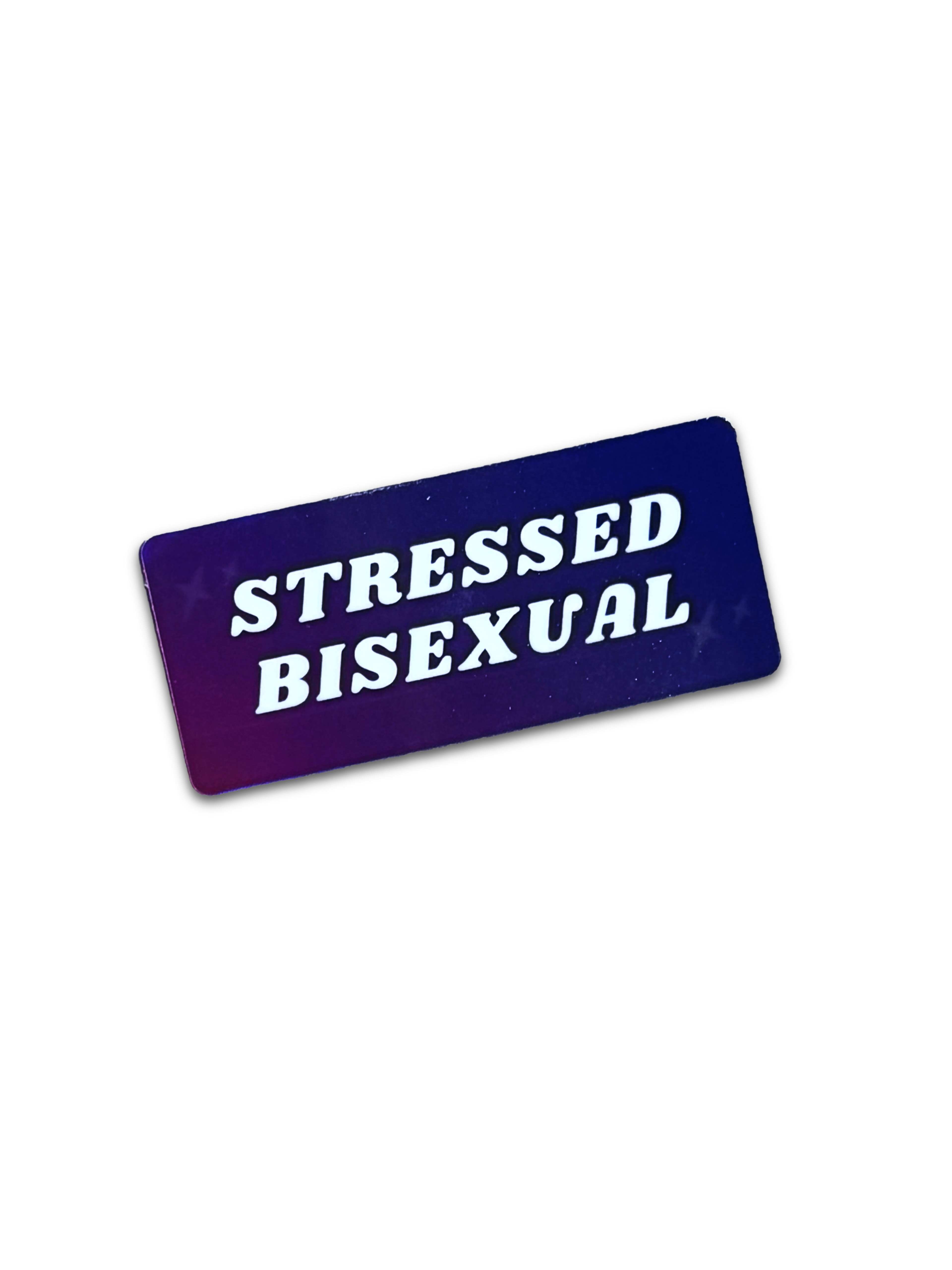 Stressed Bisexual Sticker | Meltdown Studio
