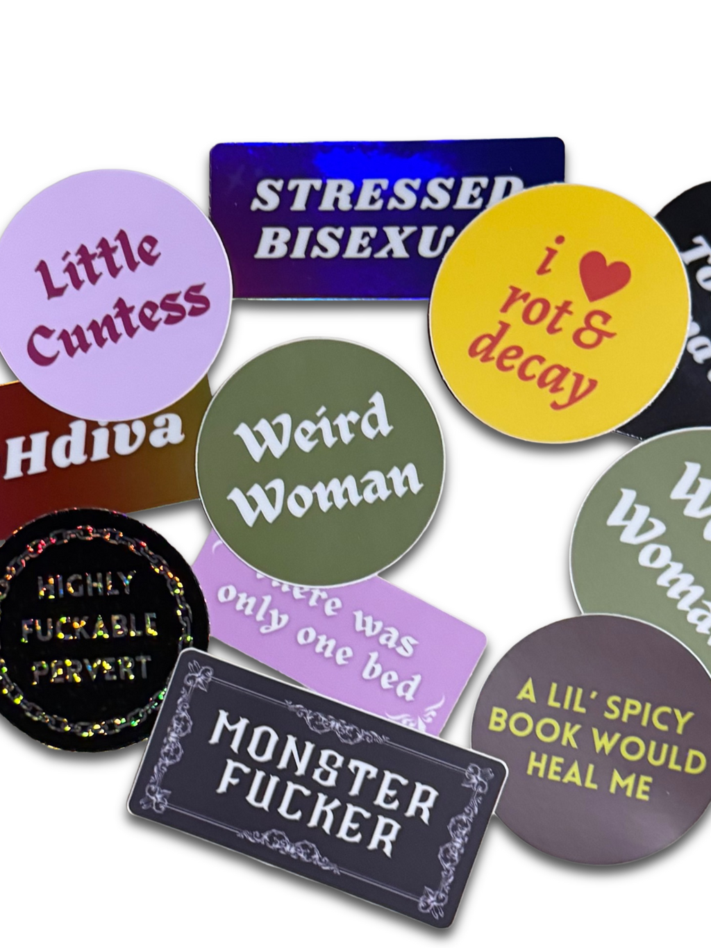 Weird Woman Sticker | Meltdown Studio