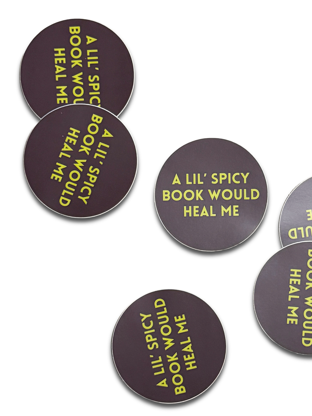 Lil’ Spicy Book Sticker | Meltdown Studio