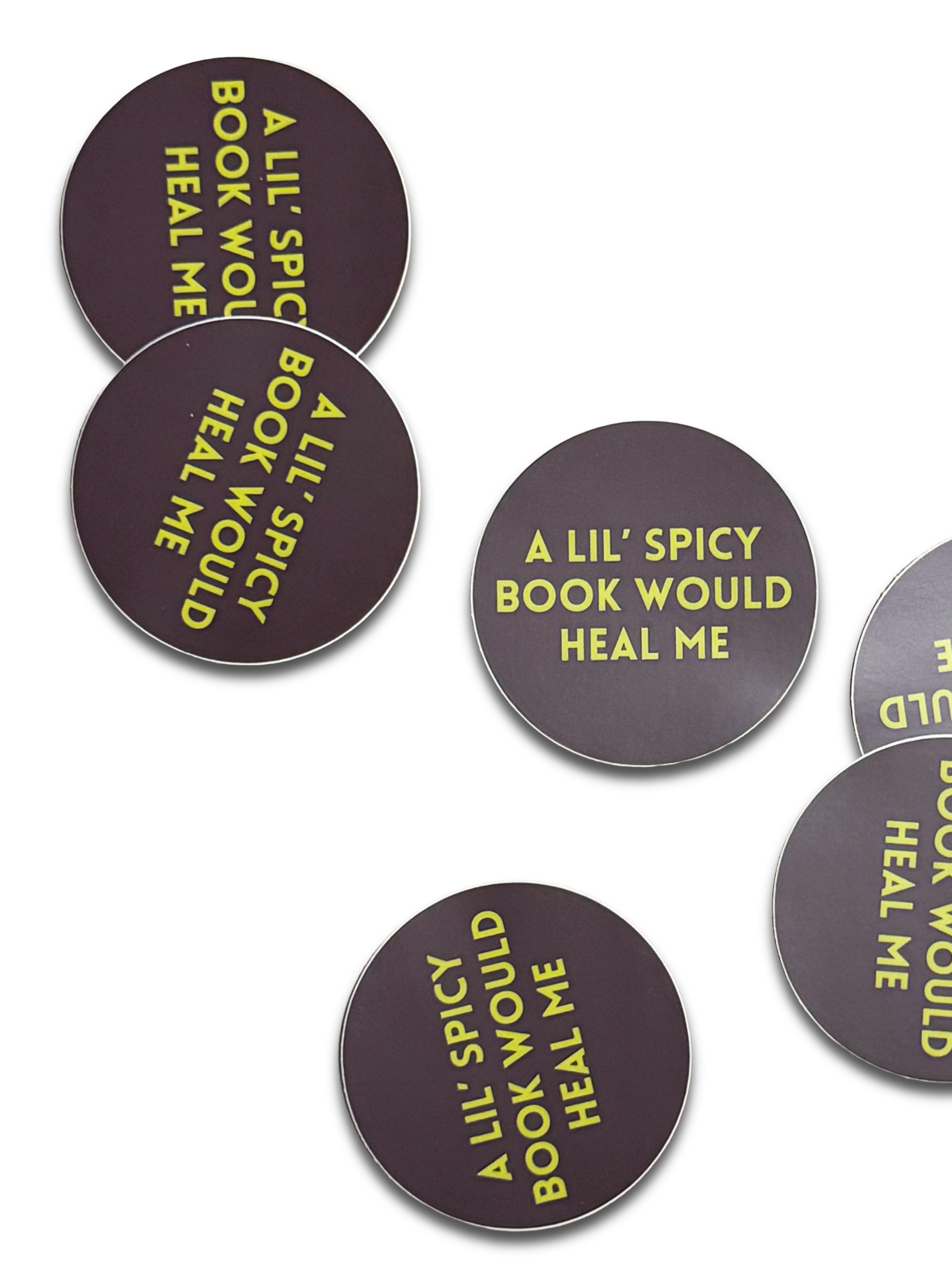 Lil’ Spicy Book Sticker | Meltdown Studio