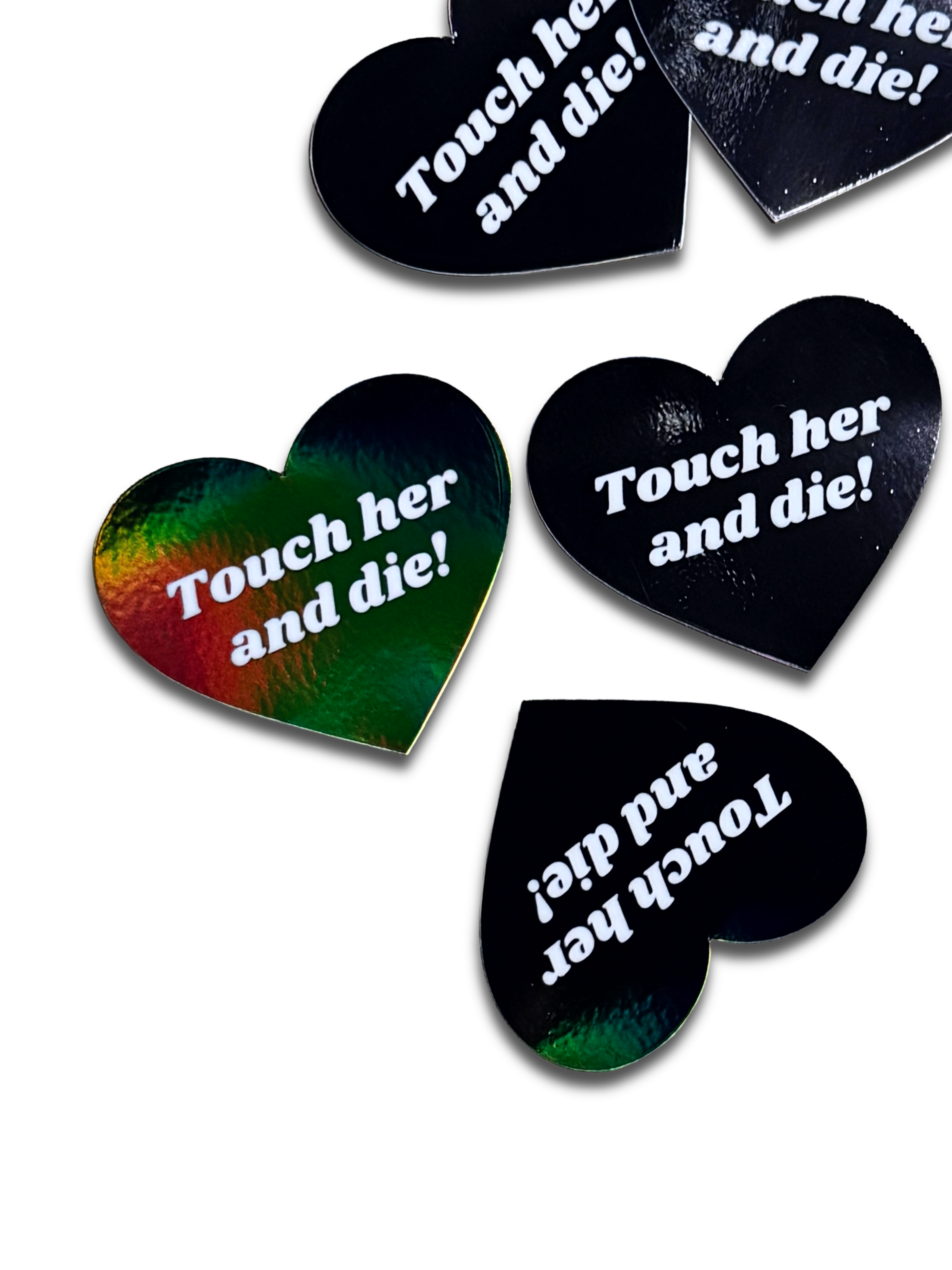 Touch Her and Die Sticker | Meltdown Studio