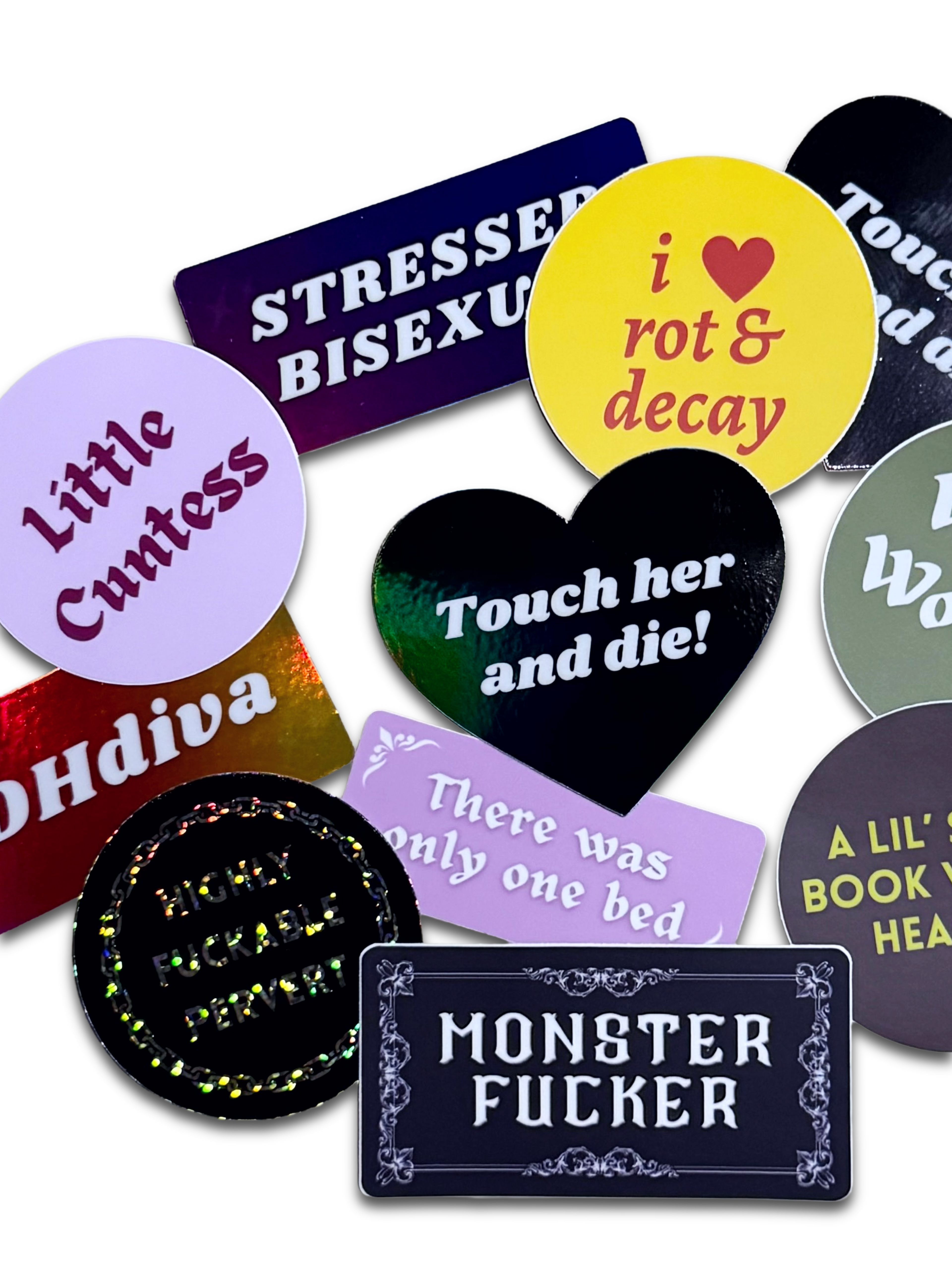 Touch Her and Die Sticker | Meltdown Studio