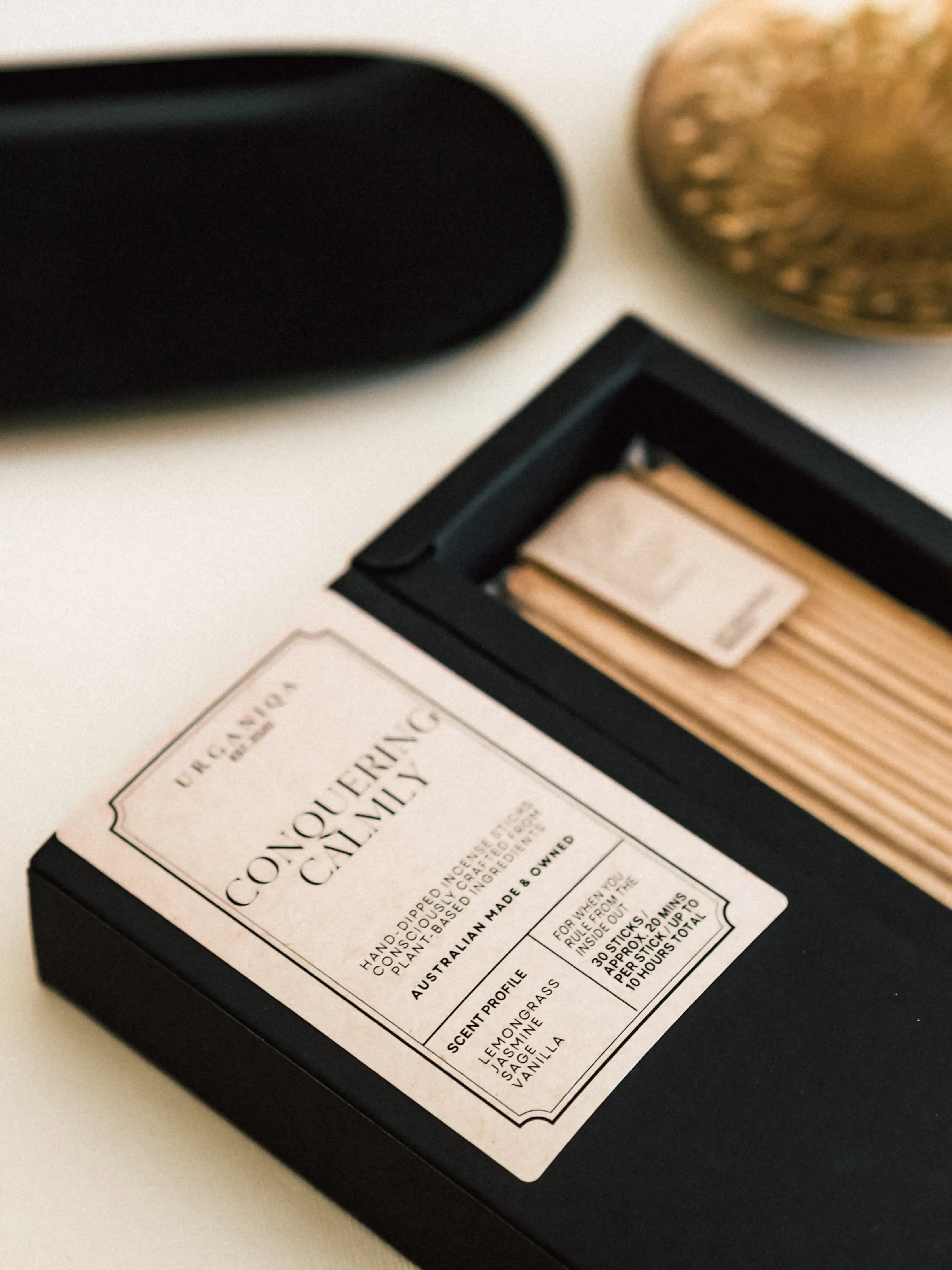 Conquering Calmly | Handmade Incense Sticks by Urganiqa